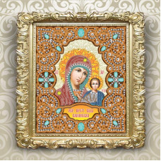 IZA4001 Образ Пресвятої Богородиці Казанської. Натхнення. Схема для вишивки бісером