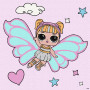 KHO1092 L.O.L. Surprise! O.M.G. Fairies Skystarling, 40х40 см. Ideyka. Картина за номерами (Ідейка КНО-1092)