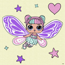 KHO1200 Ideyka Картина за номерами - L.O.L. Surprise! O.M.G. Fairies Sweetiefly, 30х30 см (на підрамнику, Ідейка КНО-1200)