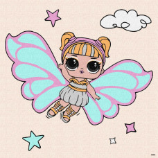 KHO1201 Ideyka Картина за номерами - L.O.L. Surprise! O.M.G. Fairies Skystarling, 30х30 см (на підрамнику, Ідейка КНО-1201)