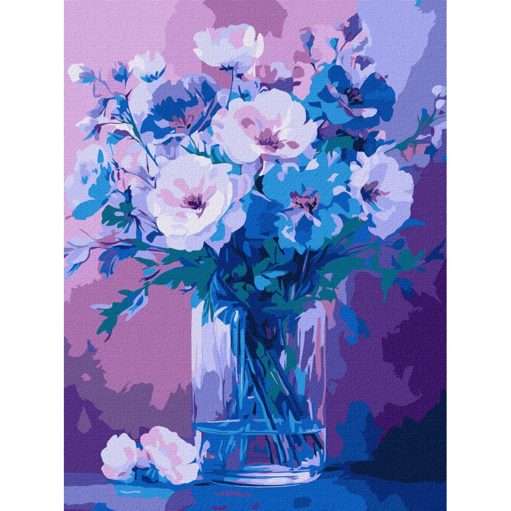 KHO3323 Ideyka Картина за номерами - Ніжні квіти 30х40 см (на підрамнику, Ідейка КНО-3323) ©art_selena_ua KHO3323 Ideyka Картина за номерами - Ніжні квіти 30х40 см (на підрамнику, Ідейка КНО-3323) ©art_selena_ua