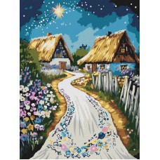 KHO5161 Ideyka Картина за номерами - Хатина 30х40 см (на підрамнику, Ідейка КНО-5161) ©art_selena_ua KHO5161 Ideyka Картина за номерами - Хатина 30х40 см (на підрамнику, Ідейка КНО-5161) ©art_selena_ua