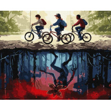 KHO5229 Ideyka Картина за номерами - Межа реальностей 40x50 см, (на підрамнику, Ідейка KHO5229) ©art_selena_ua