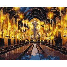 KHO5233 Ideyka Картина за номерами - Harry Potter: Велика зала з фарбами металік 50x40 см, (на підрамнику, Ідейка KHO5233) KHO5233 Ideyka Картина за номерами - Harry Potter: Велика зала з фарбами металік 50x40 см, (на підрамнику, Ідейка KHO5233)