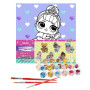 KHO6289 L.O.L. Surprise! TroopSurprise Crystal Queen With Crystal Bunny, 40х40 см. Ideyka. Картина за номерами (Ідейка КНО-6289)
