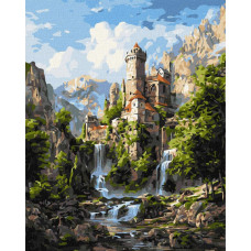 KHO6433 Ideyka Картина за номерами - Таємниці скель 40x50 см, (на підрамнику, Ідейка KHO6433) ©art_selena_ua