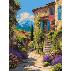 KHO6440 Ideyka Картина за номерами - Кам’яна тиша 30x40 см, (на підрамнику, Ідейка KHO6440) ©art_selena_ua