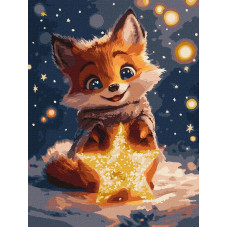 KHO6696 Ideyka Картина за номерами - Мрійливе лисеня 30х40 см (на підрамнику, Ідейка КНО-6696) ©art_selena_ua KHO6696 Ideyka Картина за номерами - Мрійливе лисеня 30х40 см (на підрамнику, Ідейка КНО-6696) ©art_selena_ua