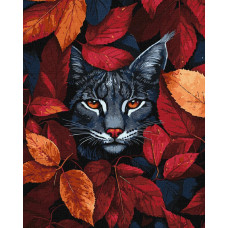 KHO6699 Ideyka Картина за номерами - Осіння рись 40х50 см (на підрамнику, Ідейка КНО-6699) ©art_selena_ua KHO6699 Ideyka Картина за номерами - Осіння рись 40х50 см (на підрамнику, Ідейка КНО-6699) ©art_selena_ua