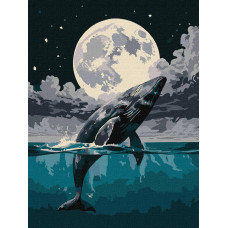 KHO6714 Стрибок до небес ©art_selena_ua, 30х40 см. Ideyka. Картина за номерами (Ідейка КНО-6714)