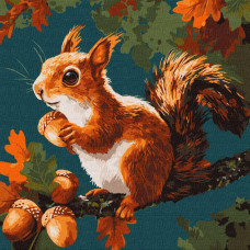 KHO6817 Ideyka Картина за номерами - Горіхові скарби осені 40х40 см (на підрамнику, Ідейка КНО-6817) ©art_selena_ua KHO6817 Ideyka Картина за номерами - Горіхові скарби осені 40х40 см (на підрамнику, Ідейка КНО-6817) ©art_selena_ua