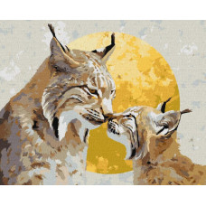 KHO6947 Ideyka Картина за номерами - Пильний захист з фарбами металік 50x40 см, (на підрамнику, Ідейка KHO6947)