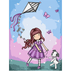 KHO8585 Ideyka Картина за номерами - Don’t Fly Away Santoro Gorjuss Collection 30х40 см (на підрамнику, Ідейка КНО-8585)
