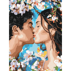 KHO8624 Ideyka Картина за номерами - Поцілунок весни 30x40 см, (на підрамнику, Ідейка KHO8624) ©art_selena_ua