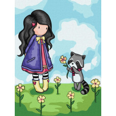 KHO8682 Ideyka Картина за номерами - You Are My Sunshine Santoro Gorjuss Collection 30х40 см (на підрамнику, Ідейка КНО-8682)