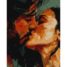 KHO8711 Ideyka Картина за номерами - Він, Вона та Пристрасть 40х50 см (на підрамнику, Ідейка КНО-8711) ©art_selena_ua