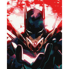 KHO8718 Ideyka Картина за номерами - Batman: Темний Лицар 40x50 см, з фарбами металік (Ідейка KHO8718)