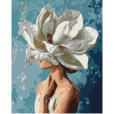 KHO8738 Ideyka Картина за номерами - Ніжність та загадка 40x50 см, (на підрамнику, Ідейка KHO8738) ©art_selena_ua