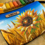 Косметичка_325 Virena Заготовка для вишивки бісером - Соняшник, 25,5x17x3,5 см