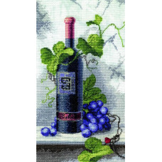 М-574 Чарівна Мить Набір для вишивки рахунковим хрестиком - Рубіновий настрій 16x29,5 см, Aida16