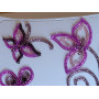 М001 Butterfly Набір для вишивки бісером - Скринька Квіткова фантазія 22x15x13 см (пластик)