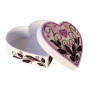 М005 Butterfly Набір для вишивки бісером - Скринька Серце 13x12x6 см, пластик (колір білий)