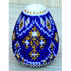 М106 Butterfly Набір для вишивки бісером на пластику - Іграшка Писанка 7х5,5х5,5 см