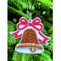 М308 Butterfly Набір для вишивки бісером на пластику - Іграшка Дзвоник 5,5x6x1,5 см