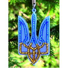 М317 Butterfly Набір для вишивки бісером на пластику - Іграшка Тризуб 6x3,5x1,5 см