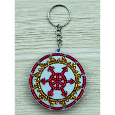 М320 Butterfly Набір для вишивки бісером на пластику - Брелок Символ Щит Перуна 5х5х1,5 см М320 Butterfly Набір для вишивки бісером на пластику - Брелок Символ Щит Перуна 5х5х1,5 см