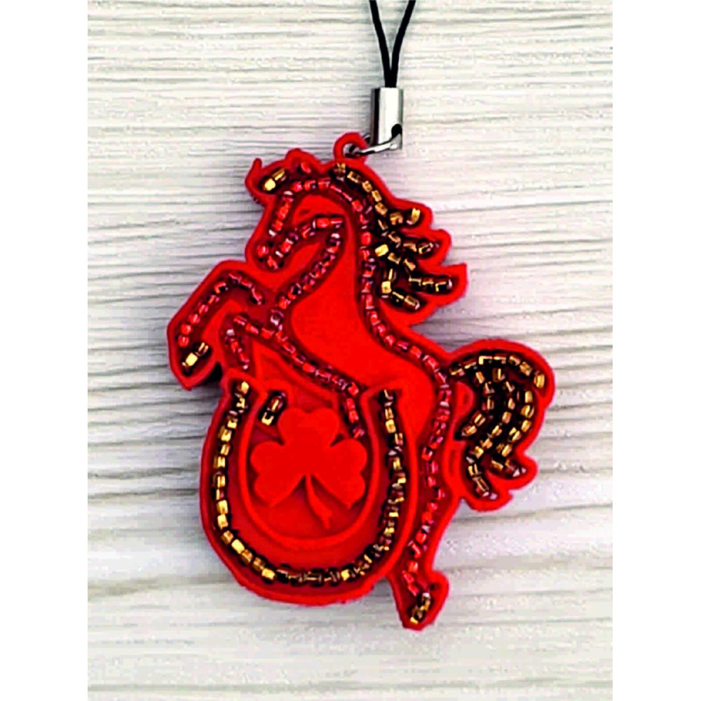 М327 Butterfly Набір для вишивки бісером на пластику - Іграшка Кінь 5,5х4,5х1,5 см (колір червоний) М327 Butterfly Набір для вишивки бісером на пластику - Іграшка Кінь 5,5х4,5х1,5 см (колір червоний)