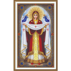 НК3351 Нова Слобода Набір для вишивки бісером - Покров Пр.Богородиці 17x29 см (габардин)