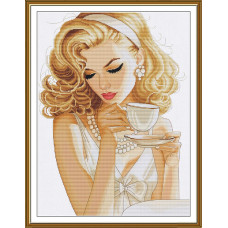 НВ3152 Нова Слобода Набір для вишивки рахунковим хрестиком - У сонячних променях 36х48 см, Aida16