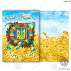 ОП_033 Обкладинка на паспорт. Virena. Пошита заготовка під вишивку бісером