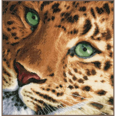 PN-0155213 Леопард. 35х34 см. LanArte. Набір для вишивки хрестиком на Aida 14