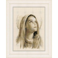 PN-0161586 Свята Марія. 20х25 см. Набір для вишивки хрестикомVervaco на Aida 14
