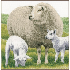PN-0171528 Вівця. 35х35 см. LanArte. Набір для вишивки хрестиком на рівномірці