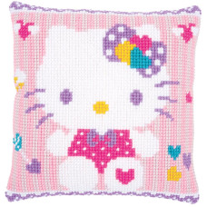 PN-0172807 Hello Kitty. Подушка. Vervaco. Набір для вишивки нитками хрестиком по малюнку на тканині