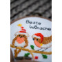 PN-0182761 Christmas birds. 10х10 см. Vervaco. Набір для вишивки хрестиком на Aida 18