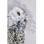 PN-0183826 Snowy Сова (Полярна сова). 29х38 см. Lanarte. Набір для вишивки хрестиком на рівномірці
