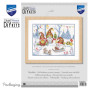 PN-0203507 Вечірка з гномами, 29х21 см. Vervaco. Набір для вишивки хрестиком на Aida 14