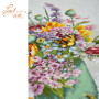PN-0214127 Lanarte Набір для вишивки рахунковим хрестиком - Букет польових квітів 28x40 см, Evenweave №27