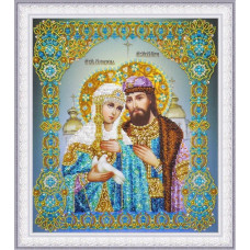 Р-406 Ікона Святі Петро і Февронія. Картини бісером. Набір для вишивки бісером