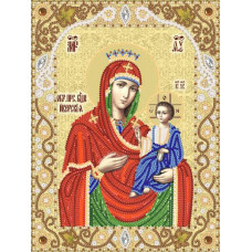 РИК-4006 Іверська ікона Божої Матері. Марічка. Схема на тканині для вишивання бісером