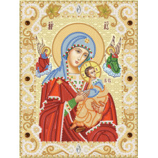 РИК-4081 Страсна ікона Божої Матері. Марічка. Схема на тканини для вишивки бісером