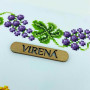 РКВ_107 Virena Заготовка для вишивки бісером - Рушник до Спаса великий на кошик, 33x51 см (габардин)