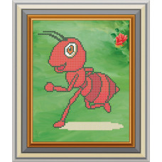 СД-131 Працьовитий мураха. Княгиня Ольга. Схема на тканині для вишивання бісером