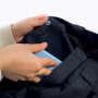 ШП-1/078 Кольорова Заготовка для вишивки бісером або нитками - Шопер Фіолетові квіти 38x40 см, саржа