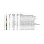 ШП-3/076 Кольорова Заготовка для вишивки бісером або нитками - Шопер 38x40 см, саржа
