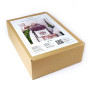 SK-1/2 Кольорова - Заготовка для вишивки бісером - Шкіряна сумка, 16x22 см